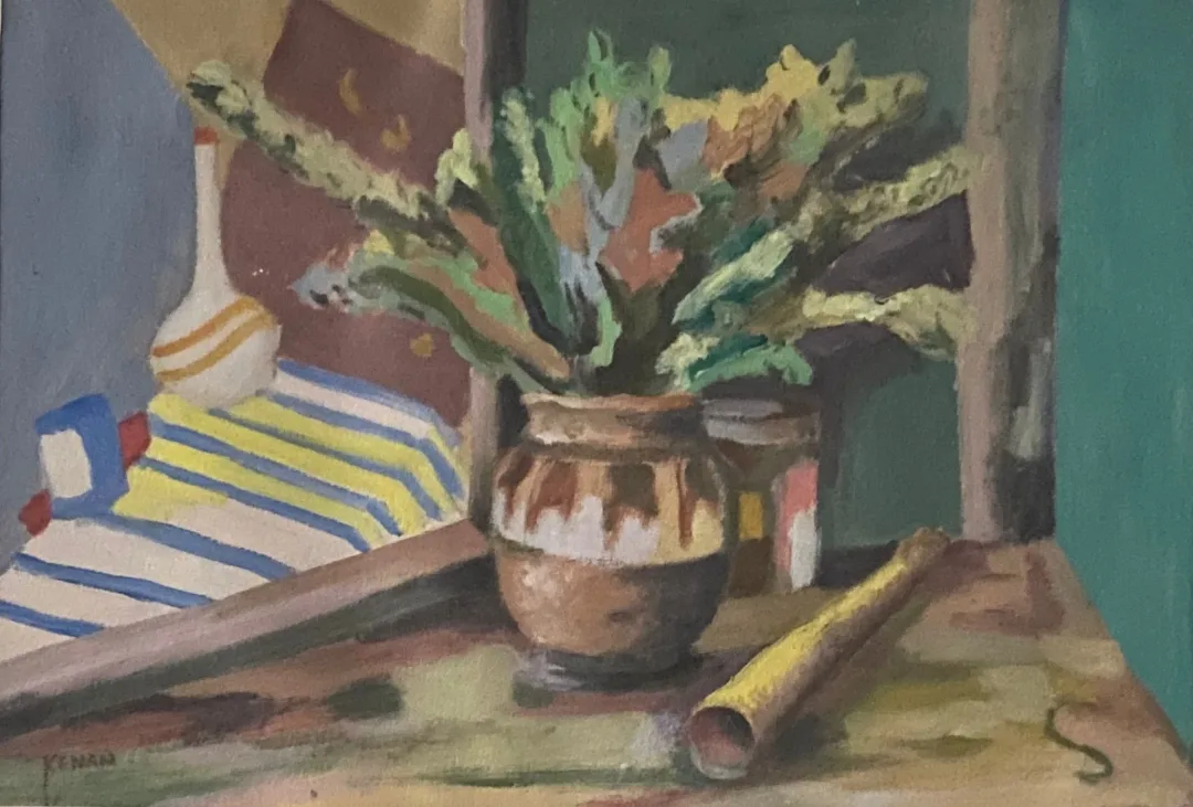 KENAN DEĞER — “İsimsiz”, 1995 "İsimsiz" eseri KENAN DEĞER tarafından 1995 yılında 24x34 cm ölçülerinde Tuval üzeri yağlı boya tekniği ile yapılmıştır.
