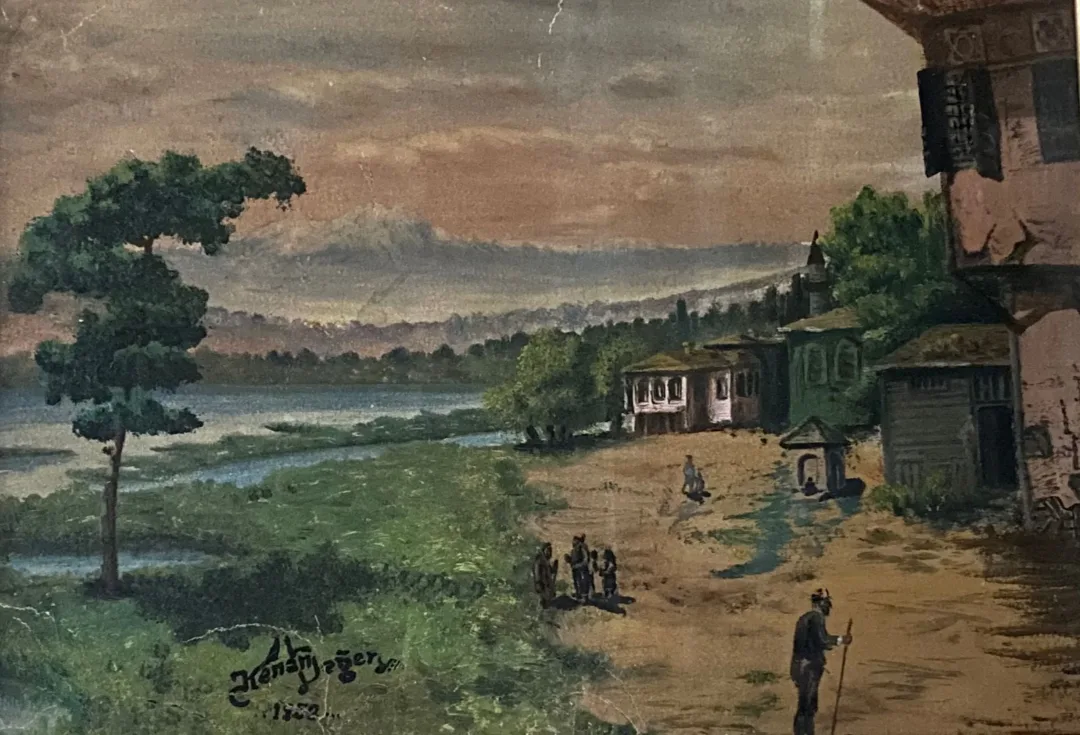 KENAN DEĞER — “İsimsiz”, 1953 "İsimsiz" eseri KENAN DEĞER tarafından 1953 yılında 24x35 cm ölçülerinde Duralit üzeri yağlı boya tekniği ile yapılmıştır.