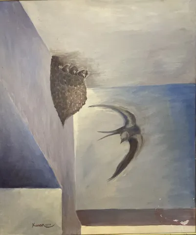 "İsimsiz" eseri KENAN DEĞER tarafından 2003 yılında 69x59 cm ölçülerinde Tuval üzeri yağlı boya tekniği ile yapılmıştır.