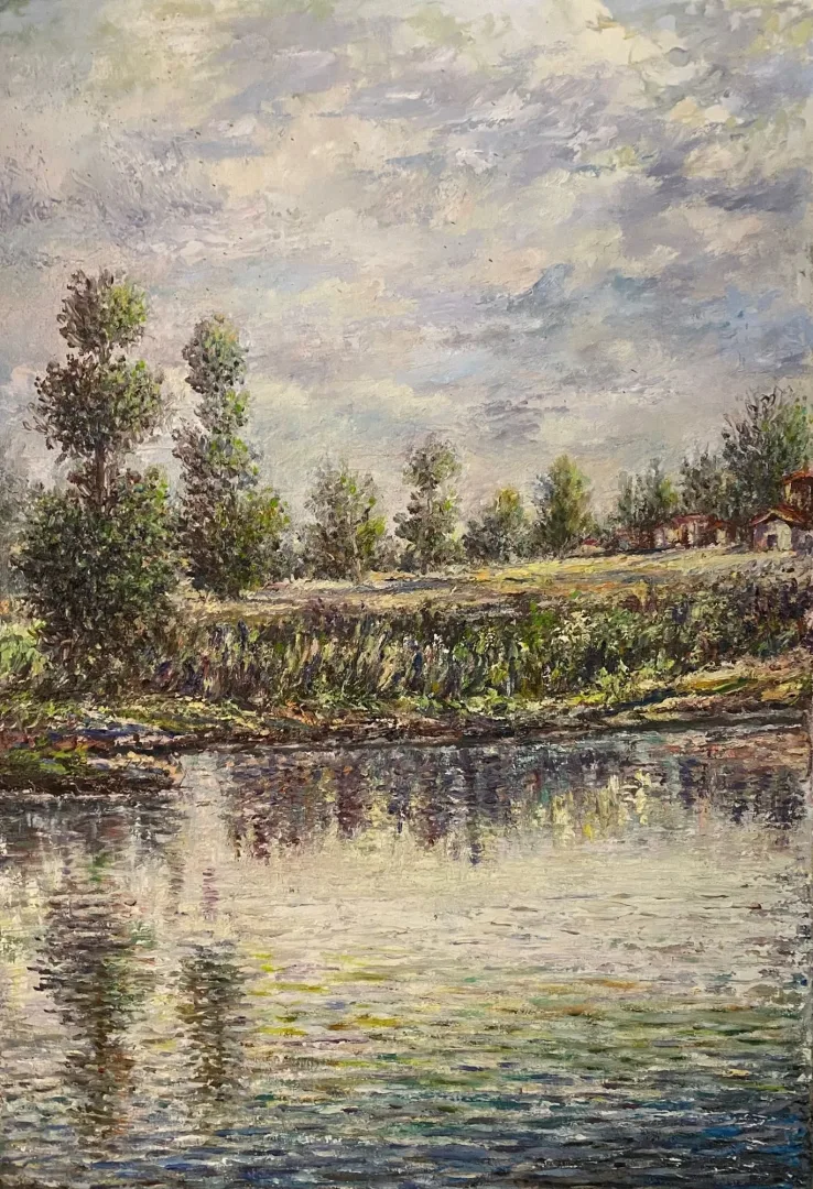 yakınlaştır "İsimsiz (İmzasız)" eseri KENAN DEĞER tarafından 2003 yılında 68x48 cm ölçülerinde Duralit üzeri yağlı boya tekniği ile yapılmıştır.