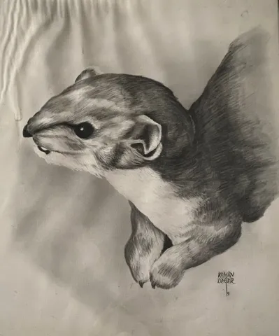 KENAN DEĞER — “İsimsiz”, 1991 "İsimsiz" eseri KENAN DEĞER tarafından 1991 yılında 56x45 cm ölçülerinde Kağıt üzeri kurşun kalem tekniği ile yapılmıştır.