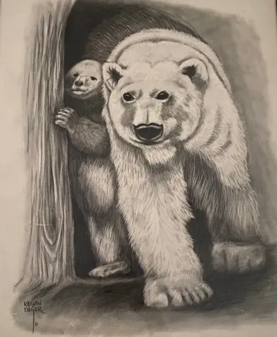 KENAN DEĞER — “İsimsiz”, 1990 "İsimsiz" eseri KENAN DEĞER tarafından 1990 yılında 56x45 cm ölçülerinde Kağıt üzeri kurşun kalem tekniği ile yapılmıştır.