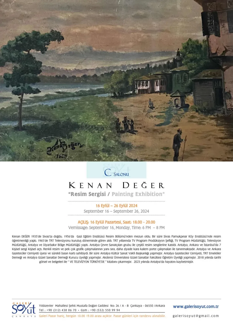 KENAN DEĞER — sergiden görünüm