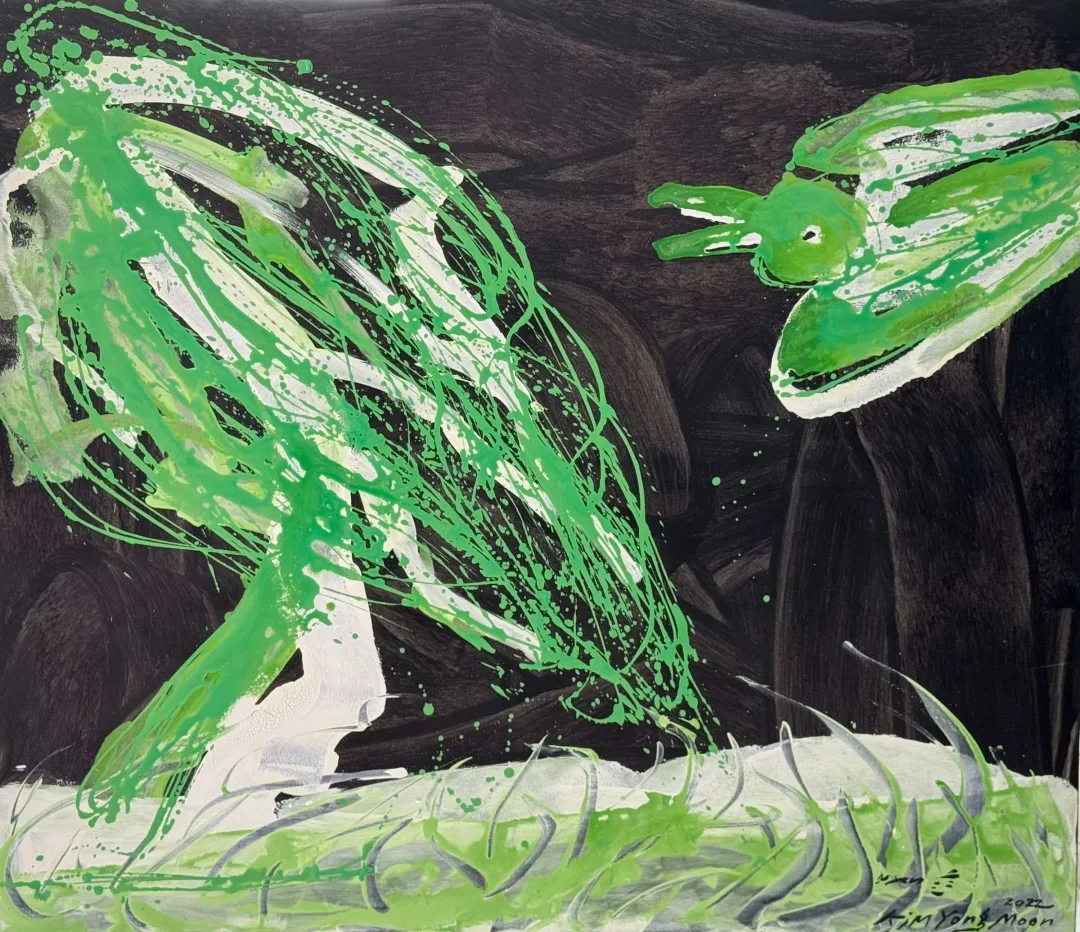 yakınlaştır "If There’s a Tree on the Moon" eseri KİM YONG MOON tarafından 140x162 cm ölçülerinde Acrylic Action Painting tekniği ile yapılmıştır.