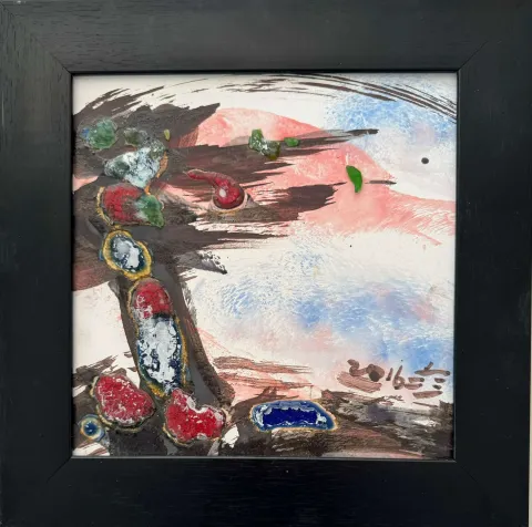 "Fırtına" eseri KİM YONG MOON tarafından 33x33 cm ölçülerinde Acrylic Action Painting tekniği ile yapılmıştır.