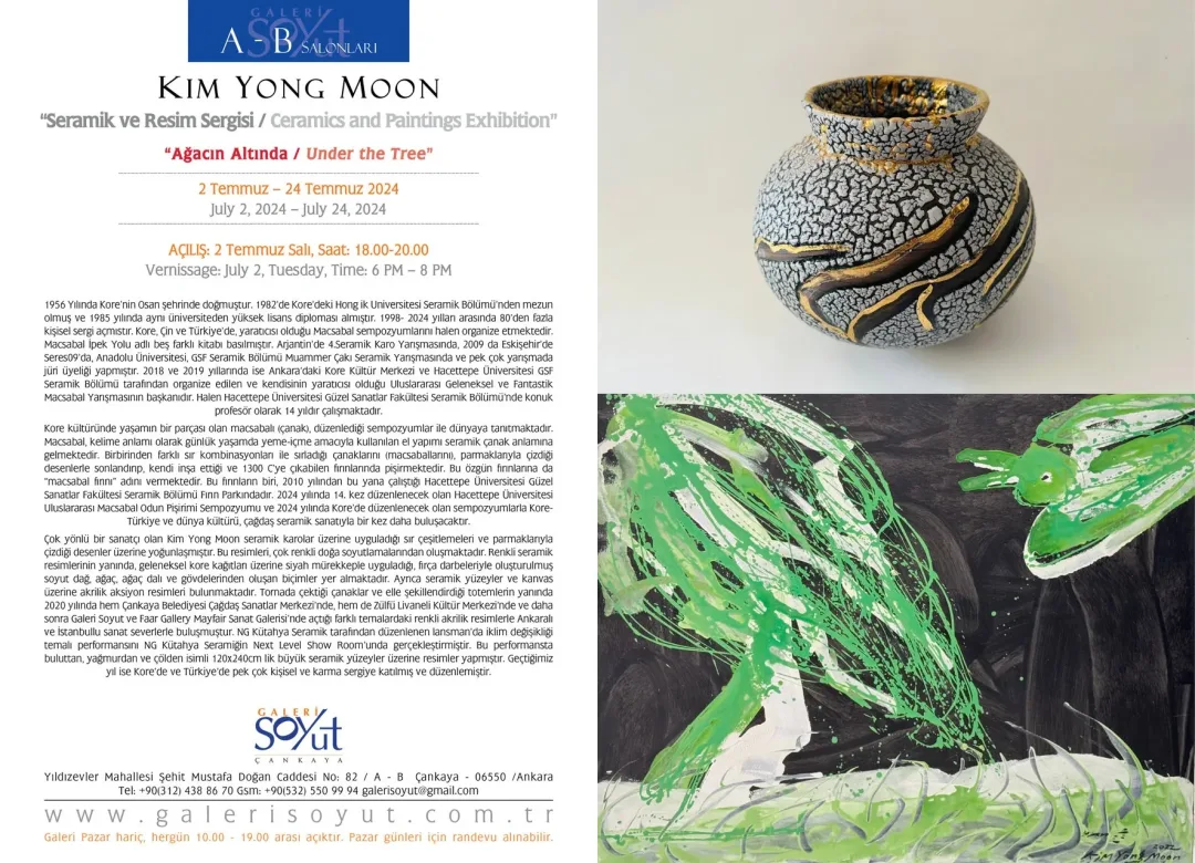 KİM YONG MOON — sergiden görünüm