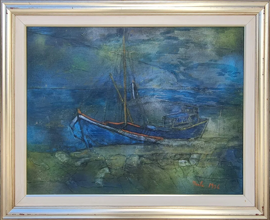 "Marmara Limanı" eseri NAİLE AKINCI tarafından 1996 yılında 57x73 cm ölçülerinde Tuval üzeri yağlı boya tekniği ile yapılmıştır.