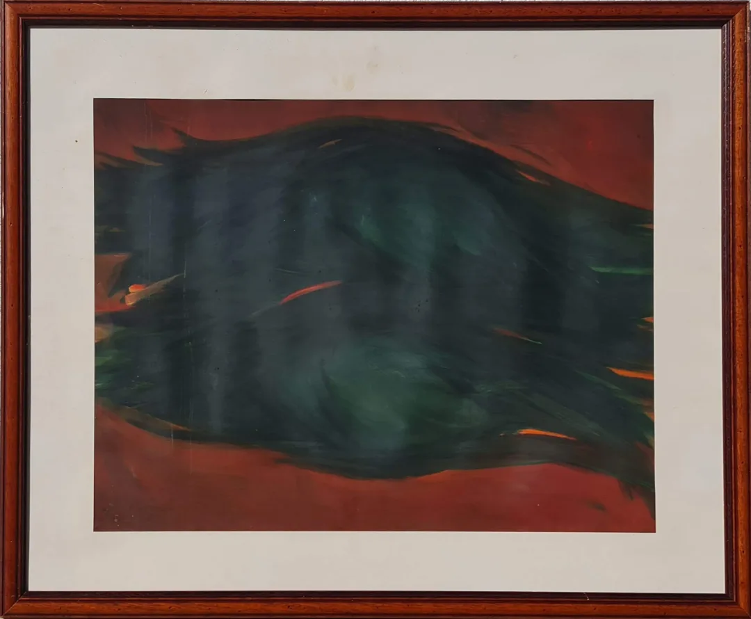 "İsimsiz" eseri HAKKI ANLI tarafından 1973 yılında 49x82 cm ölçülerinde Kağıt üzeri yağlı boya tekniği ile yapılmıştır.