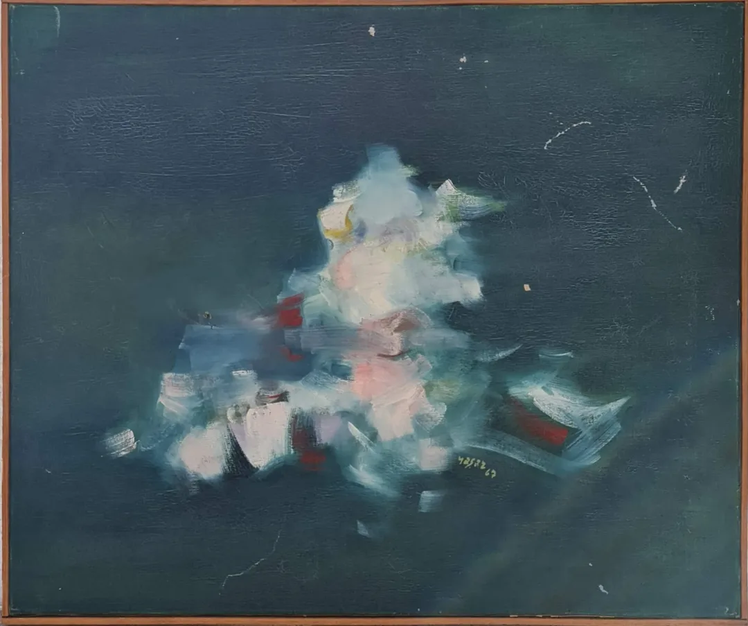 "İsimsiz" eseri YAŞAR YENİCELİ tarafından 1967 yılında 46x55 cm ölçülerinde Tuval üzeri yağlı boya tekniği ile yapılmıştır.