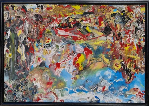 "İsimsiz" eseri ALİ OSMAN GENCER tarafından 35x50 cm ölçülerinde Tuval üzeri yağlı boya tekniği ile yapılmıştır.