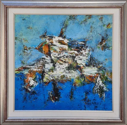 "İsimsiz" eseri LÜTFÜ CÜLCÜLOĞLU tarafından 50x50 cm ölçülerinde Tuval üzeri yağlı boya tekniği ile yapılmıştır.