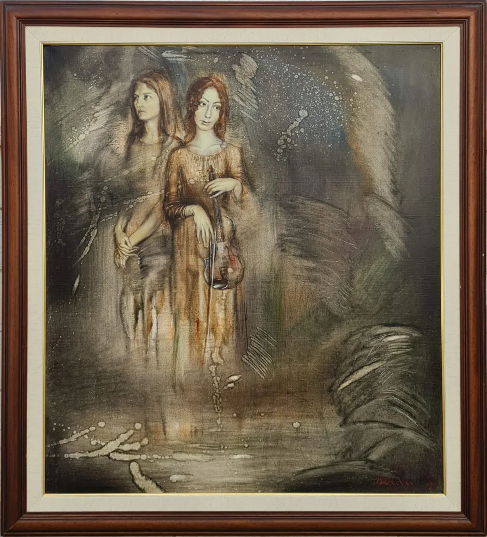 "İsimsiz" eseri İMZA OKUNAMADI tarafından 1997 yılında 108x94 cm ölçülerinde Tuval üzeri yağlı boya tekniği ile yapılmıştır.