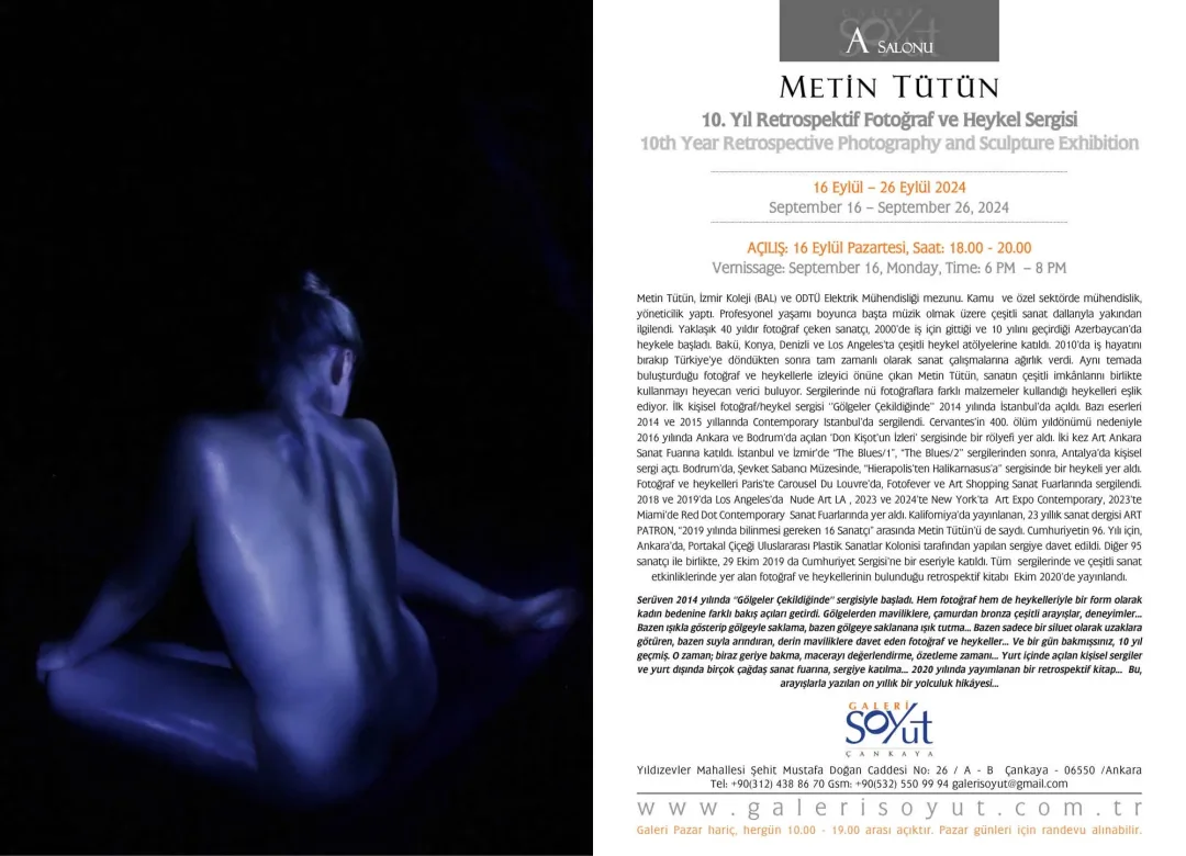 METİN TÜTÜN — sergiden görünüm
