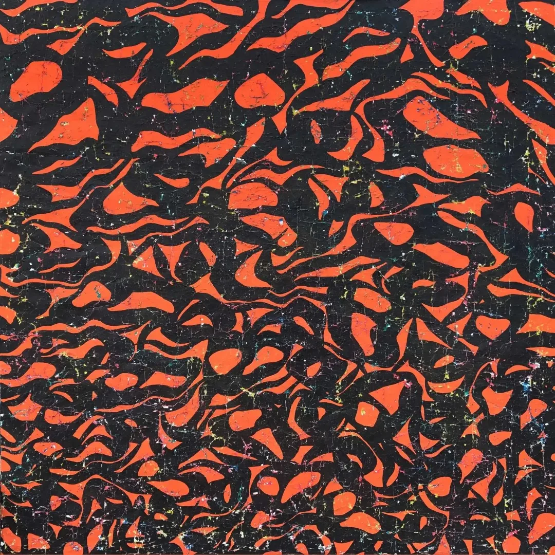 "Everywhere you I fly" eseri MOHAMMAD BOZORGİ tarafından 2022 yılında 150x150 cm ölçülerinde Tuval üzeri karışık teknik tekniği ile yapılmıştır.