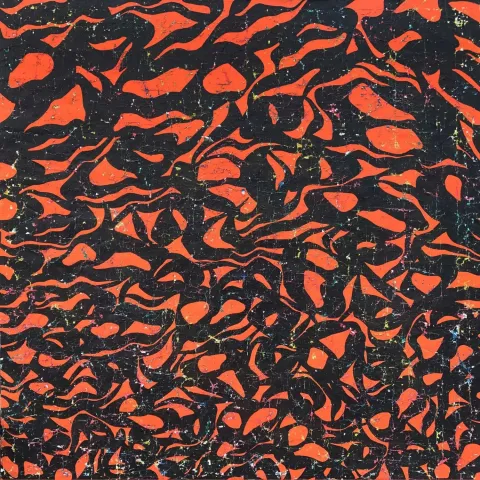 "Everywhere you I fly" eseri MOHAMMAD BOZORGİ tarafından 2022 yılında 150x150 cm ölçülerinde Tuval üzeri karışık teknik tekniği ile yapılmıştır.