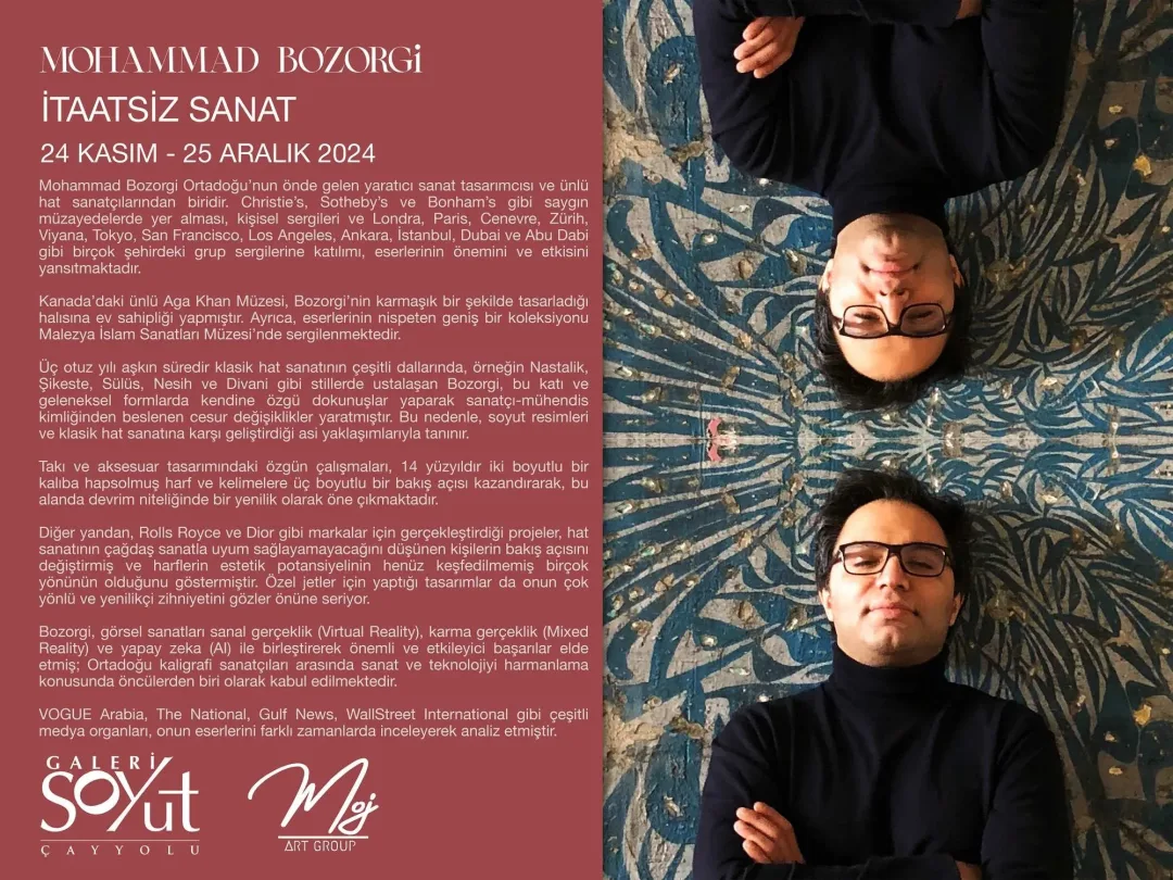 MOHAMMAD BOZORGİ — sergiden görünüm