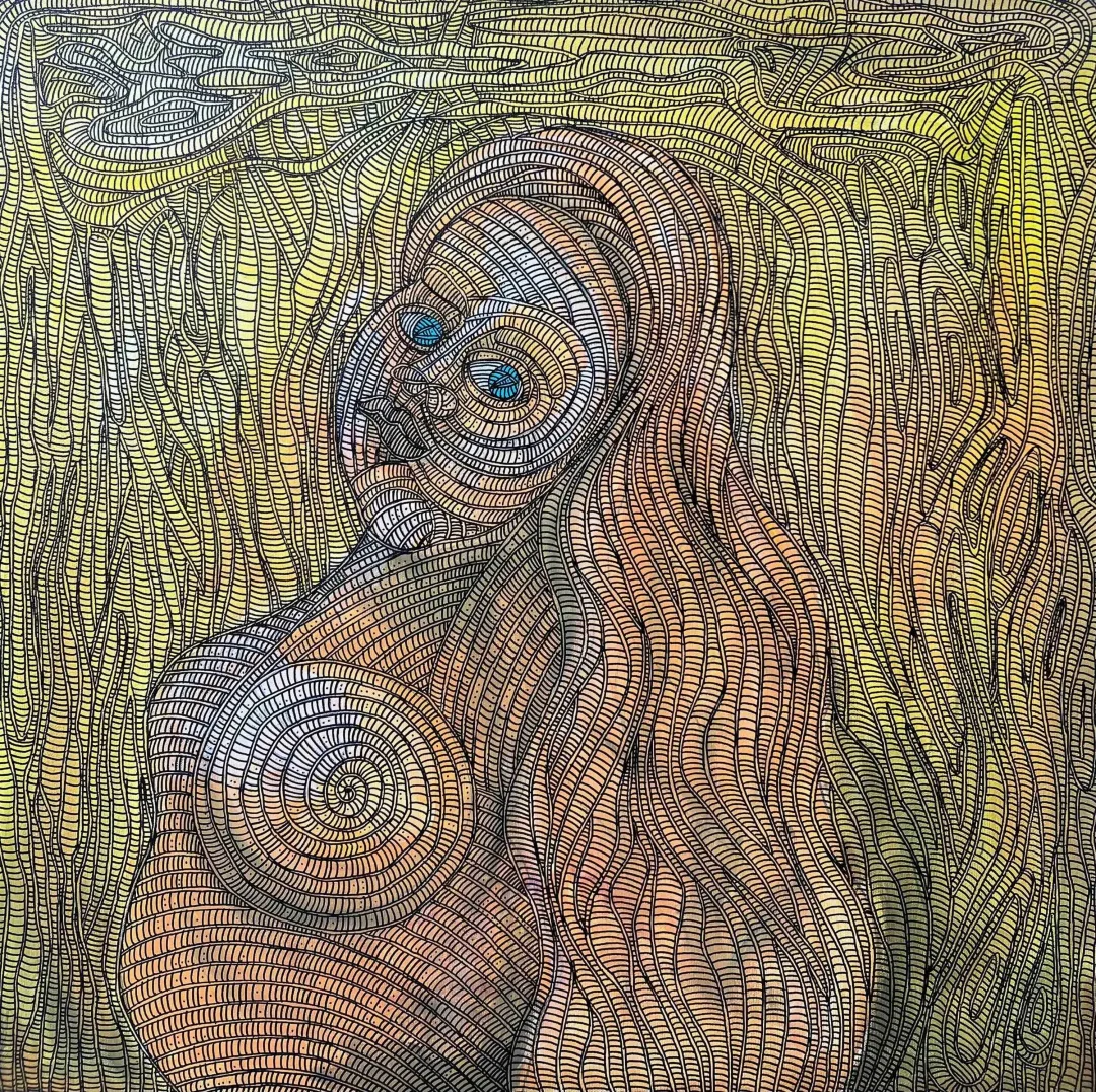 "Ayşon" eseri MURAT ÖZDOĞRU tarafından 2021 yılında 60x60 cm ölçülerinde Tuval üzeri akrilik boya tekniği ile yapılmıştır.