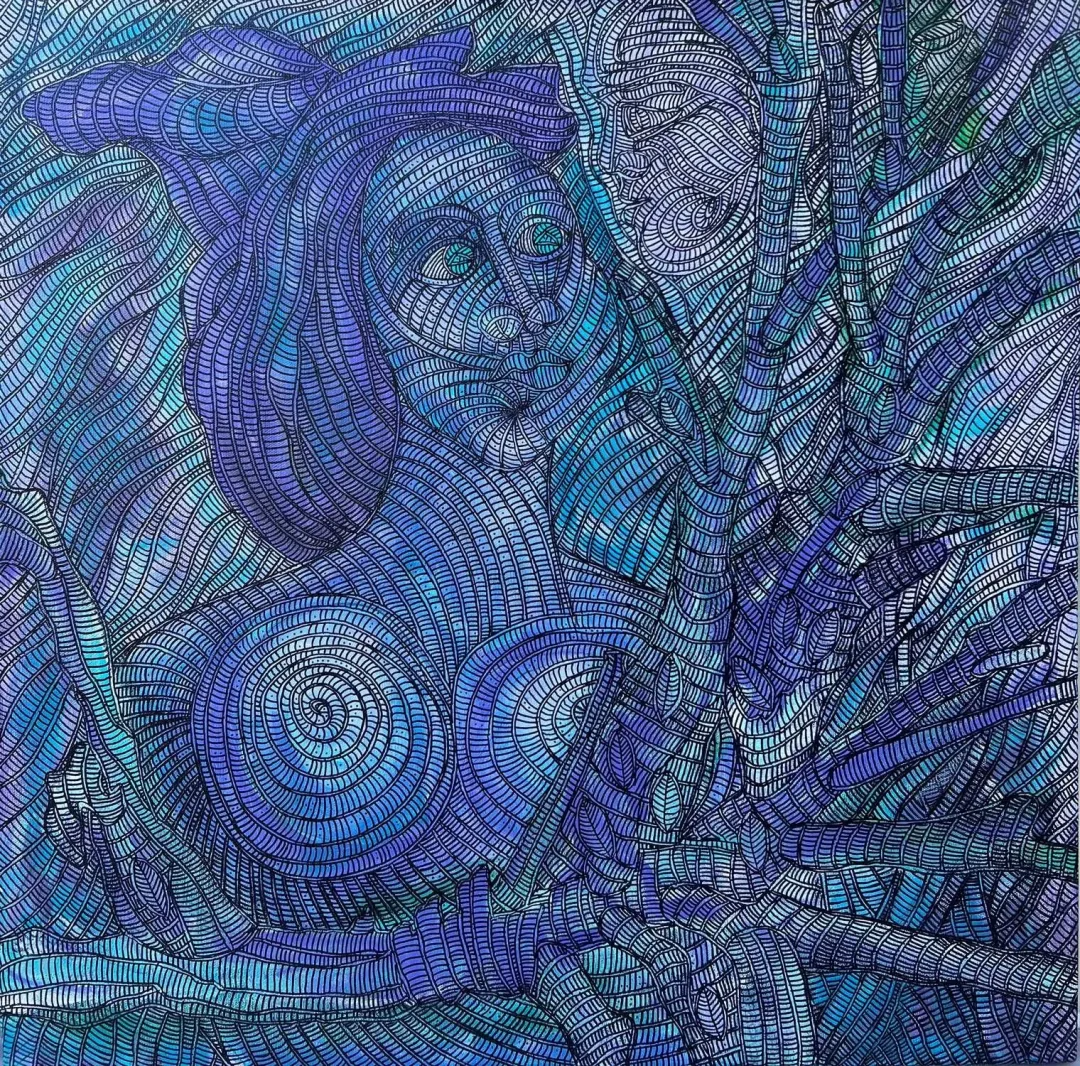 yakınlaştır "Dağdağan ağacı" eseri MURAT ÖZDOĞRU tarafından 2021 yılında 60x60 cm ölçülerinde Tuval üzeri akrilik boya tekniği ile yapılmıştır.