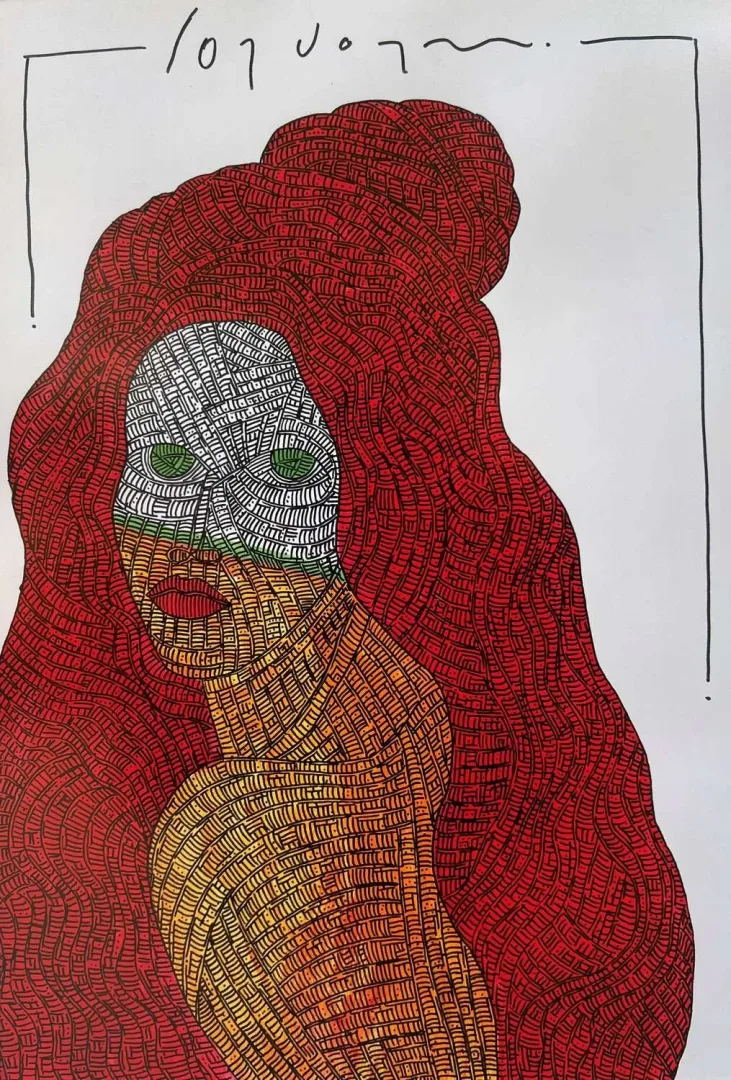 MURAT ÖZDOĞRU — “Welg perisi 4”, 2024 "Welg perisi 4" eseri MURAT ÖZDOĞRU tarafından 2024 yılında 50x35 cm ölçülerinde Kağıt üzeri akrilik boya tekniği ile yapılmıştır.