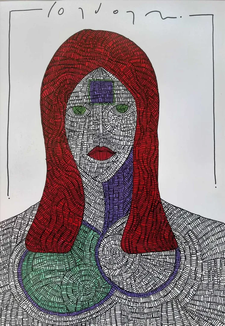 MURAT ÖZDOĞRU — “Welg perisi 6”, 2024 "Welg perisi 6" eseri MURAT ÖZDOĞRU tarafından 2024 yılında 50x35 cm ölçülerinde Kağıt üzeri akrilik boya tekniği ile yapılmıştır.
