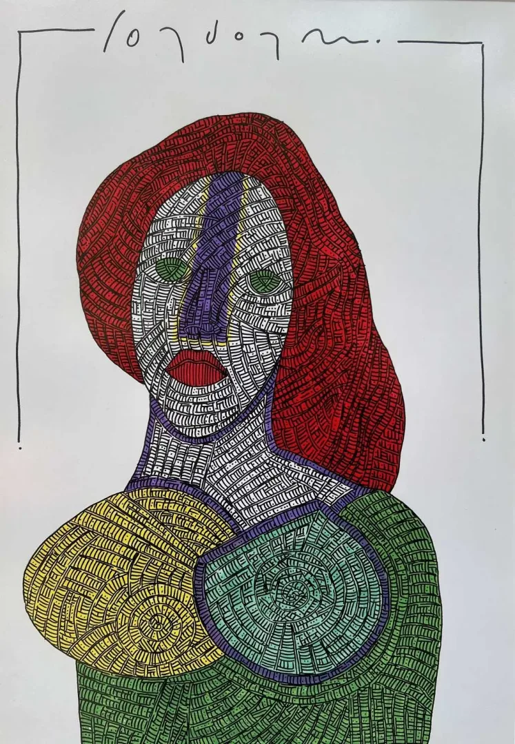 MURAT ÖZDOĞRU — “Welg perisi 9”, 2024 "Welg perisi 9" eseri MURAT ÖZDOĞRU tarafından 2024 yılında 50x35 cm ölçülerinde Kağıt üzeri akrilik boya tekniği ile yapılmıştır.