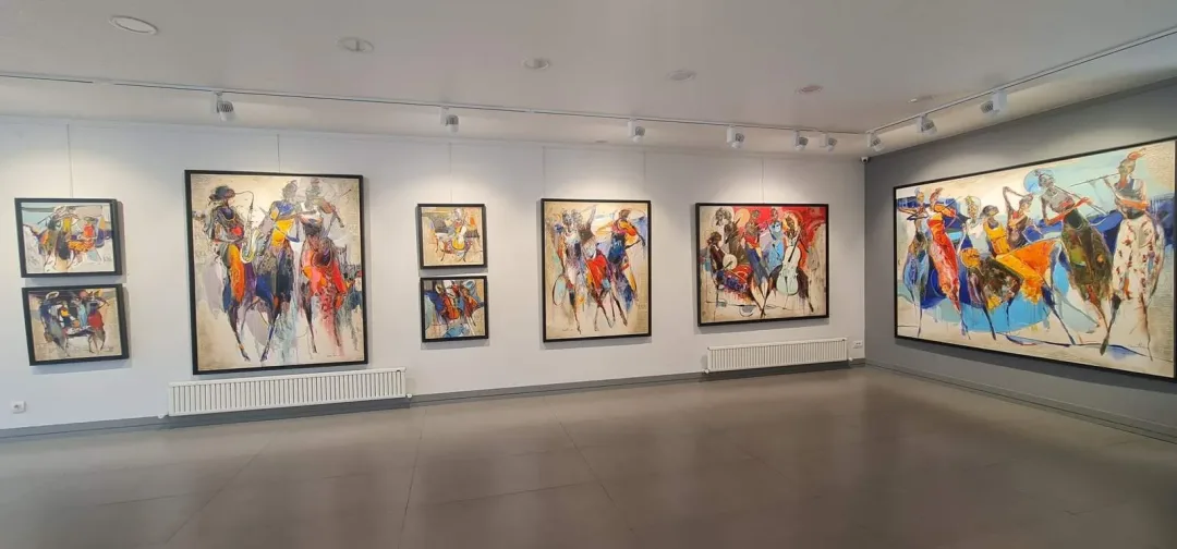 NURETTİN AKKAYA — sergiden görünüm
