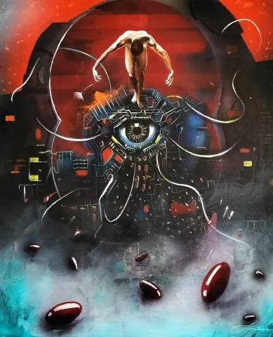 "İsimsiz" eseri OKAN BOYDAŞ tarafından 60x50 cm ölçülerinde Tuval üzeri akrilik boya tekniği ile yapılmıştır.