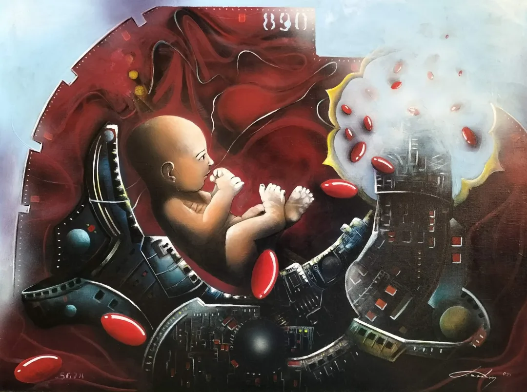 yakınlaştır "İsimsiz" eseri OKAN BOYDAŞ tarafından 60x80 cm ölçülerinde Tuval üzeri akrilik boya tekniği ile yapılmıştır.