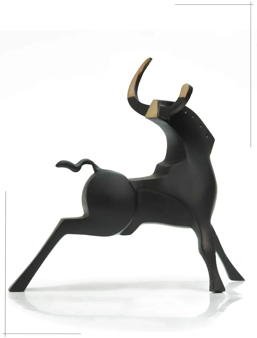 yakınlaştır "Cow" eseri SADEGH ATHAM tarafından 25x27x11 cm ölçülerinde Bronz tekniği ile yapılmıştır.