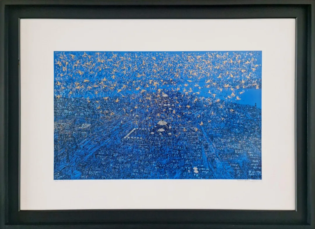 DEVRİM ERBİL — “İstanbul'da Kuşlar (C)” "İstanbul'da Kuşlar (C)" eseri DEVRİM ERBİL tarafından 70x100 cm ölçülerinde Serigrafi tekniği ile yapılmıştır.