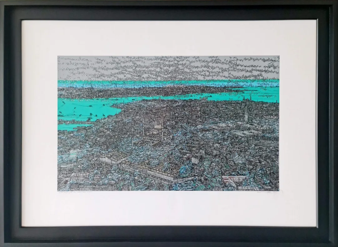 DEVRİM ERBİL — “Süleymaniye'den Eski İstanbul'a Bakış (E)” "Süleymaniye'den Eski İstanbul'a Bakış (E)" eseri DEVRİM ERBİL tarafından 70x100 cm ölçülerinde Serigrafi tekniği ile yapılmıştır.