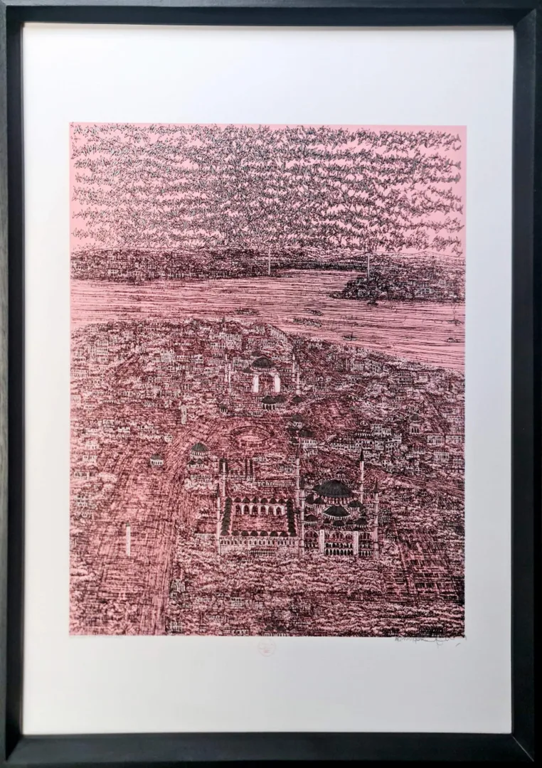 DEVRİM ERBİL — “İsimsiz” "İsimsiz" eseri DEVRİM ERBİL tarafından 100x70 cm ölçülerinde Serigrafi tekniği ile yapılmıştır.