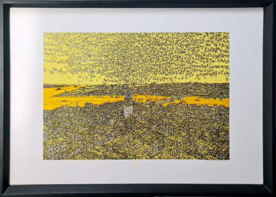 DEVRİM ERBİL — “İsimsiz” "İsimsiz" eseri DEVRİM ERBİL tarafından 70x100 cm ölçülerinde Serigrafi tekniği ile yapılmıştır.