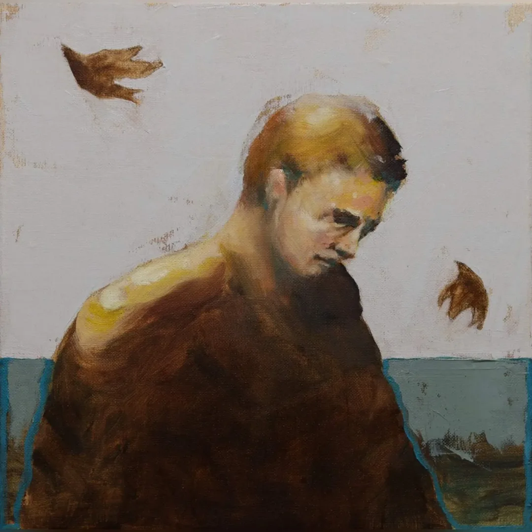 JOSH WENTZ — “İsimsiz”, 2024 "İsimsiz" eseri JOSH WENTZ tarafından 2024 yılında 25x25 cm ölçülerinde Tuval üzeri yağlı boya tekniği ile yapılmıştır.