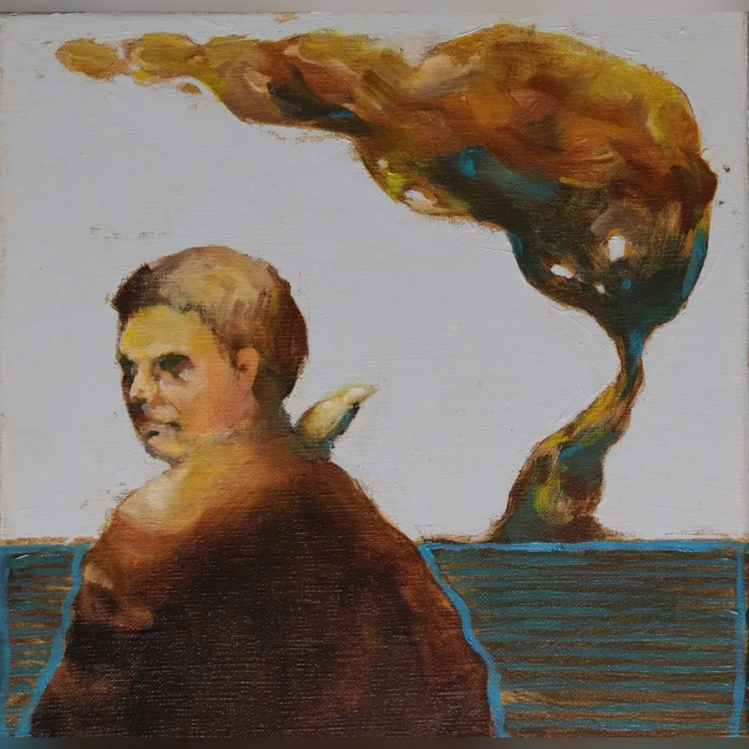 JOSH WENTZ — “İsimsiz”, 2024 "İsimsiz" eseri JOSH WENTZ tarafından 2024 yılında 25x25 cm ölçülerinde Tuval üzeri yağlı boya tekniği ile yapılmıştır.