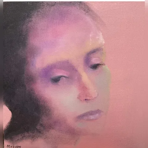 MEHVEŞ ÖGEL — “Untitled”, 2024 "İsimsiz" eseri MEHVEŞ ÖGEL tarafından 2024 yılında 25x25 cm ölçülerinde Tuval üzeri yağlı boya tekniği ile yapılmıştır.