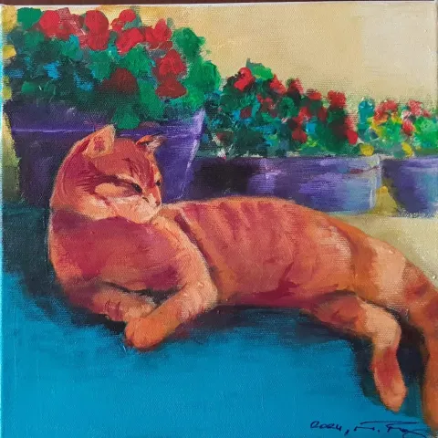 NESLİHAN RUGANCI — “Eko Dayanışma”, 2024 "Eko Dayanışma" eseri NESLİHAN RUGANCI tarafından 2024 yılında 25x25 cm ölçülerinde Tuval üzeri yağlı boya tekniği ile yapılmıştır.