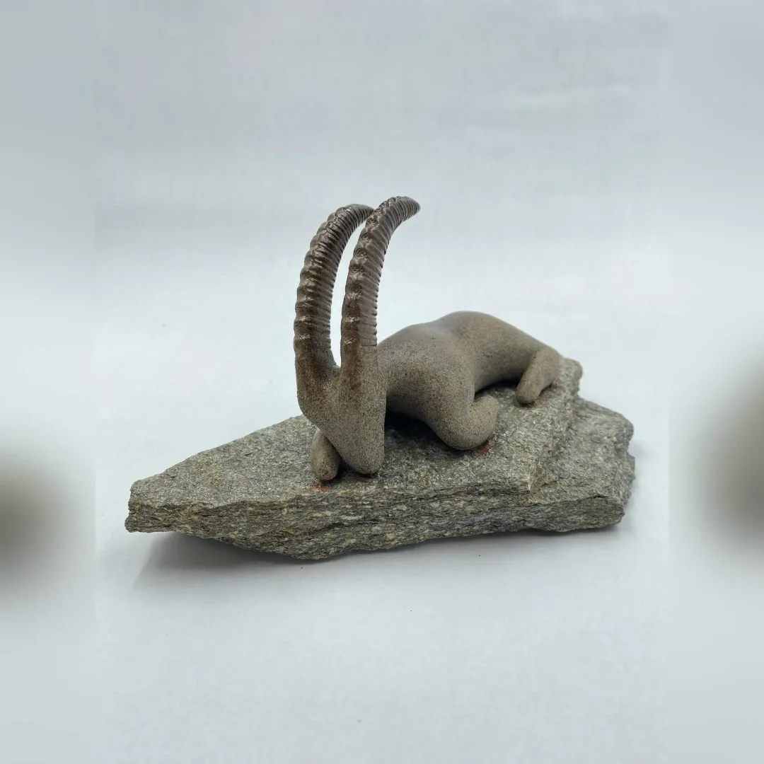"İsimsiz" eseri AYŞE ERGÜNER tarafından 2024 yılında 23,5x13x12 cm ölçülerinde Stoneware çamur, elle şekillendirme, sırlı pişirim, 1240°C tekniği ile yapılmıştır.