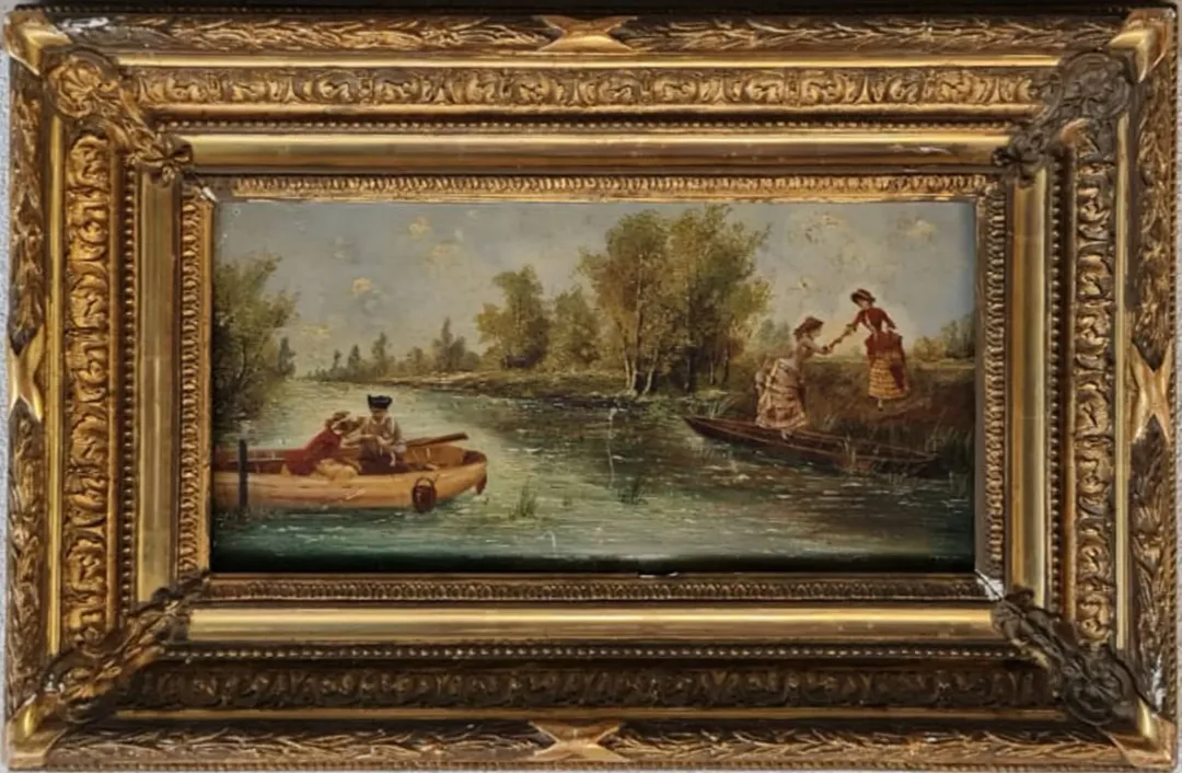 yakınlaştır "İmzasız" eseri SAR tarafından 17.5x36 cm ölçülerinde Ahşap üzeri yağlı boya + epoksi tekniği ile yapılmıştır.