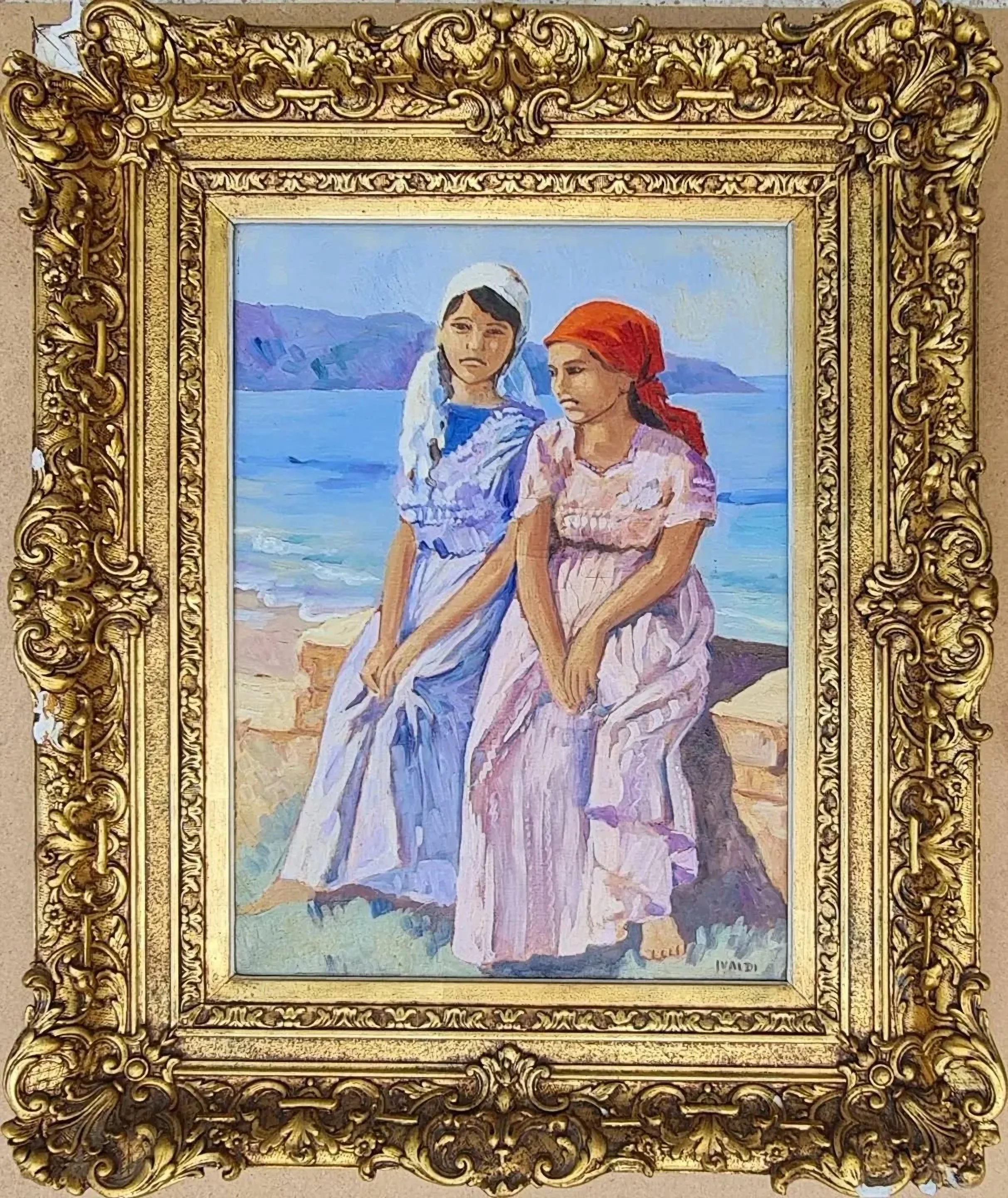 "isimsiz" eseri PIERRE İVALDI tarafından 56x41 cm ölçülerinde Tuval üzeri yağlı boya tekniği ile yapılmıştır.