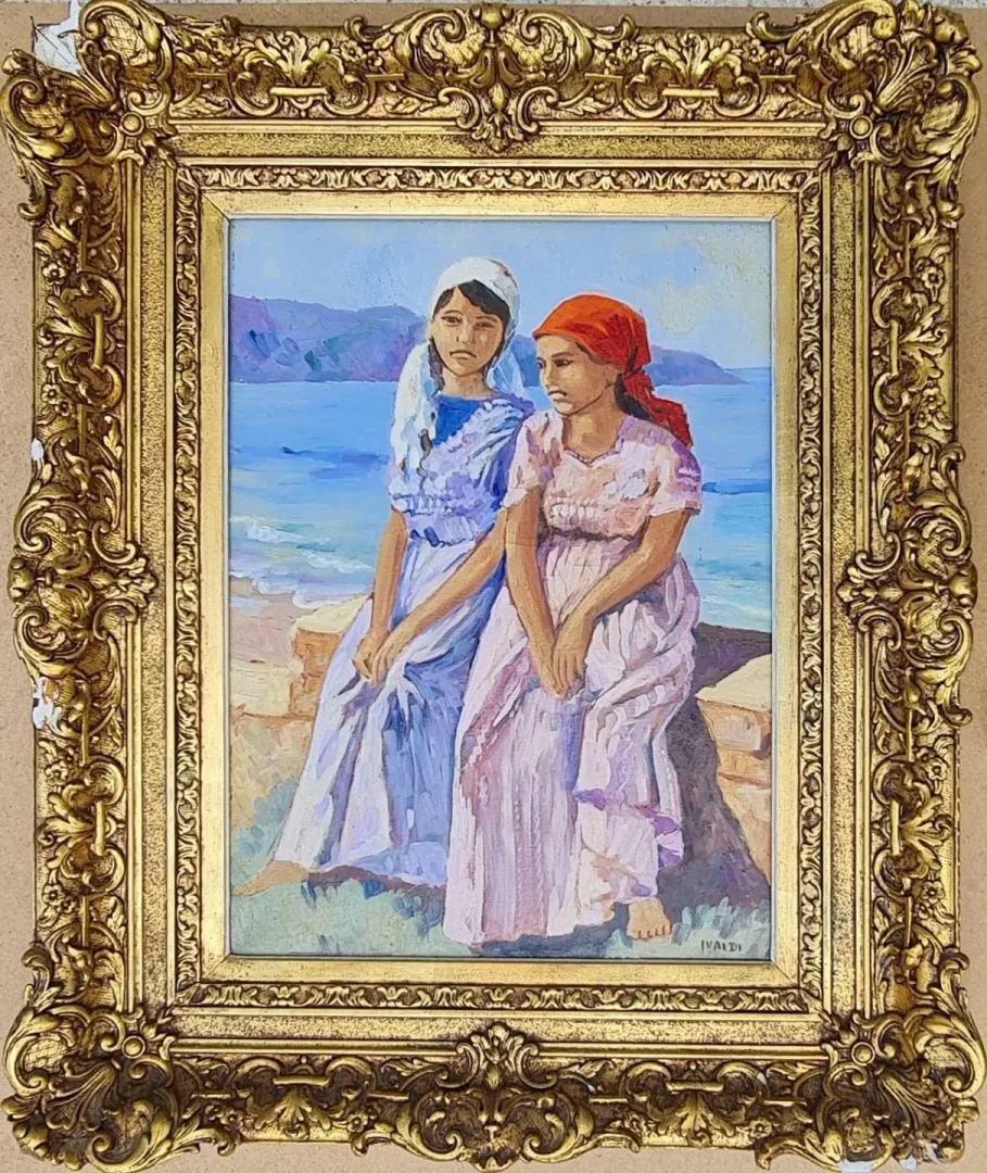 "isimsiz" eseri PIERRE İVALDI tarafından 56x41 cm ölçülerinde Tuval üzeri yağlı boya tekniği ile yapılmıştır.