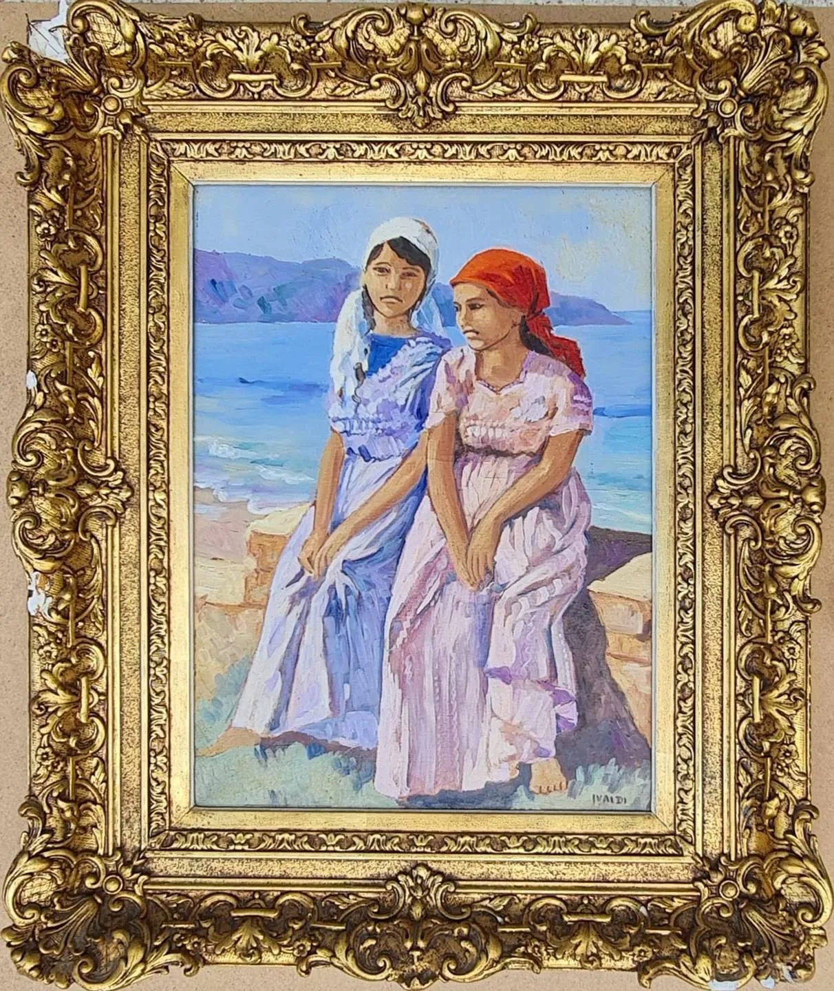 "isimsiz" eseri PIERRE İVALDI tarafından 56x41 cm ölçülerinde Tuval üzeri yağlı boya tekniği ile yapılmıştır.
