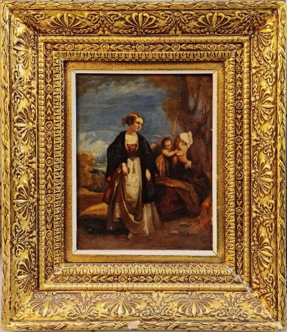 EUGÈNE LOUIS GABRIEL ISABEY — “isimsiz” "isimsiz" eseri EUGÈNE LOUIS GABRIEL ISABEY tarafından 32x24 cm ölçülerinde Tuval üzeri yağlı boya tekniği ile yapılmıştır.