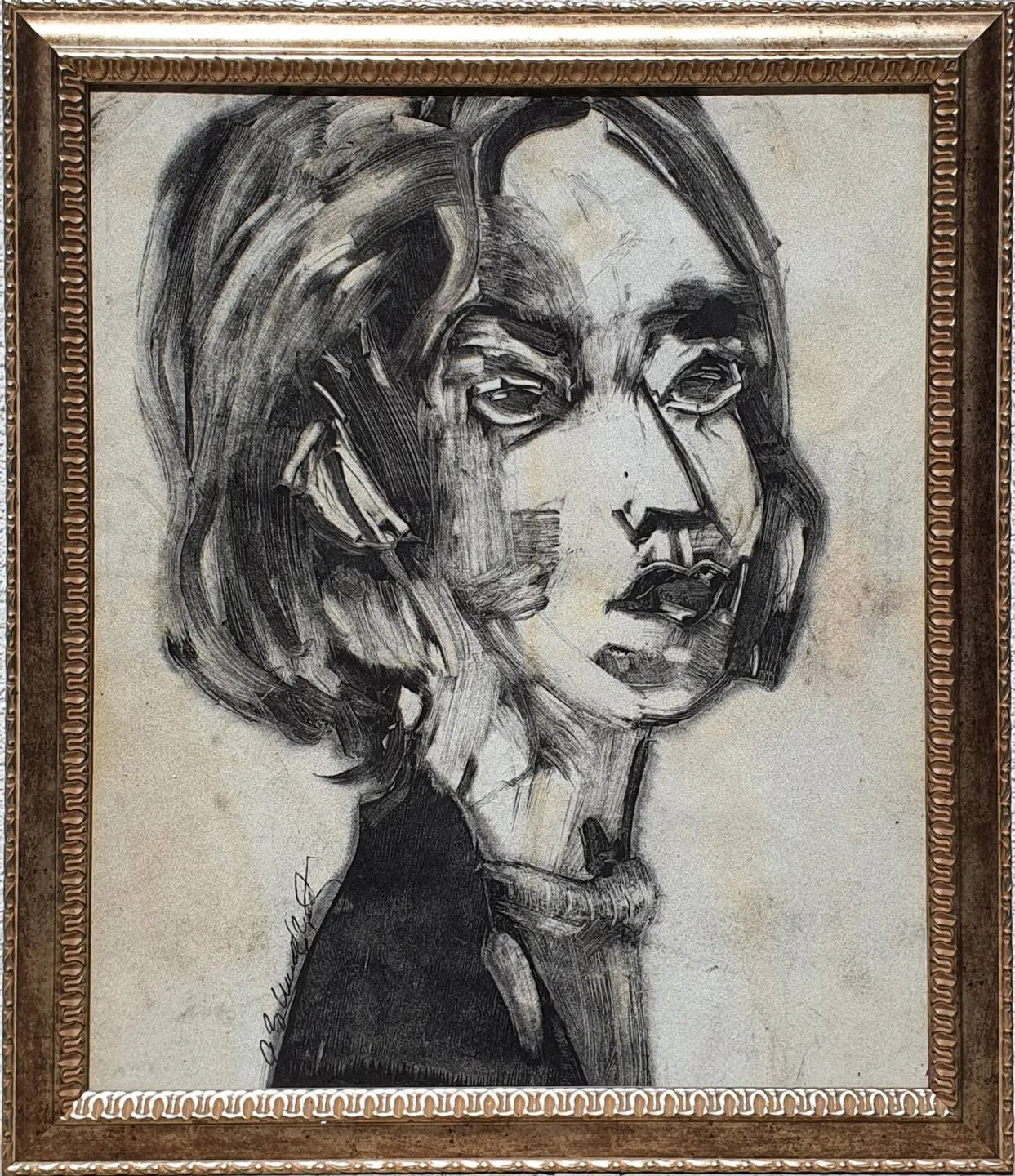 "isimsiz" eseri İMZA OKUNAMADI tarafından 46x39 cm ölçülerinde Kağıt üzeri yağlı boya tekniği ile yapılmıştır.