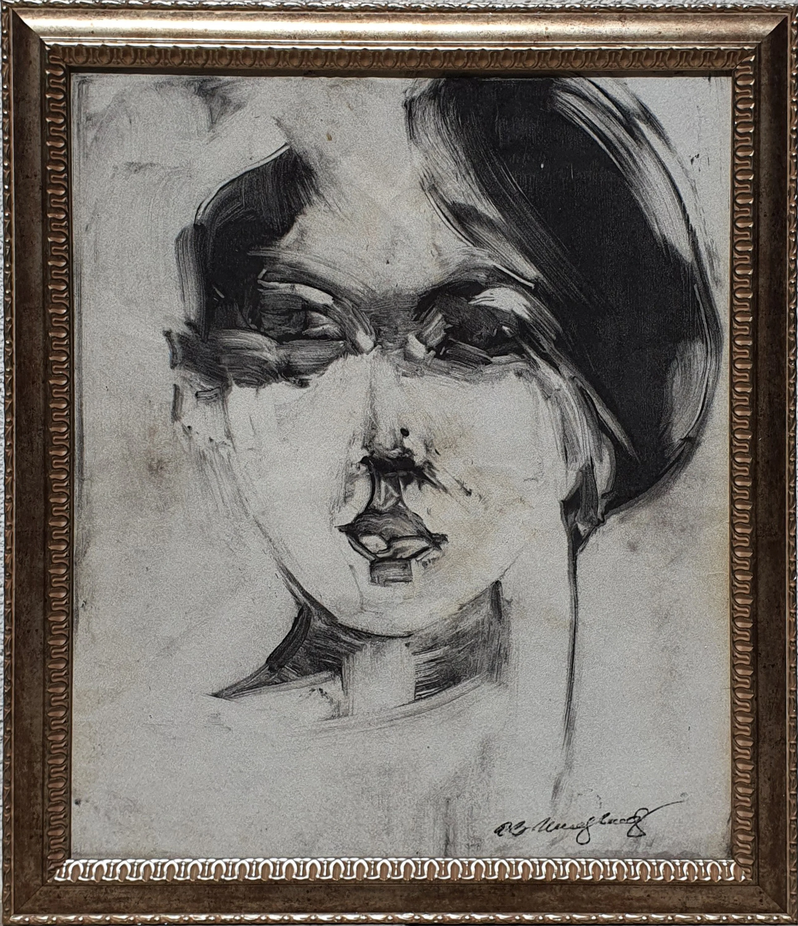 "isimsiz" eseri İMZA OKUNAMADI tarafından 46x39 cm ölçülerinde Kağıt üzeri yağlı boya tekniği ile yapılmıştır.
