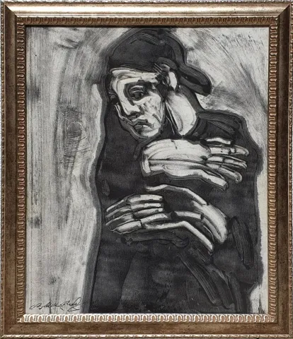 İMZA OKUNAMADI — “isimsiz” "isimsiz" eseri İMZA OKUNAMADI tarafından 46x39 cm ölçülerinde Kağıt üzeri yağlı boya tekniği ile yapılmıştır.