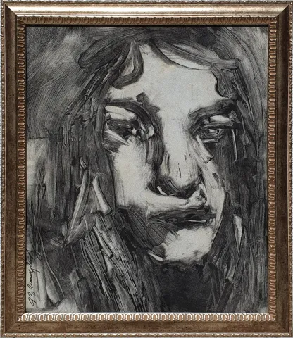 İMZA OKUNAMADI — “isimsiz” "isimsiz" eseri İMZA OKUNAMADI tarafından 46x39 cm ölçülerinde Kağıt üzeri yağlı boya tekniği ile yapılmıştır.