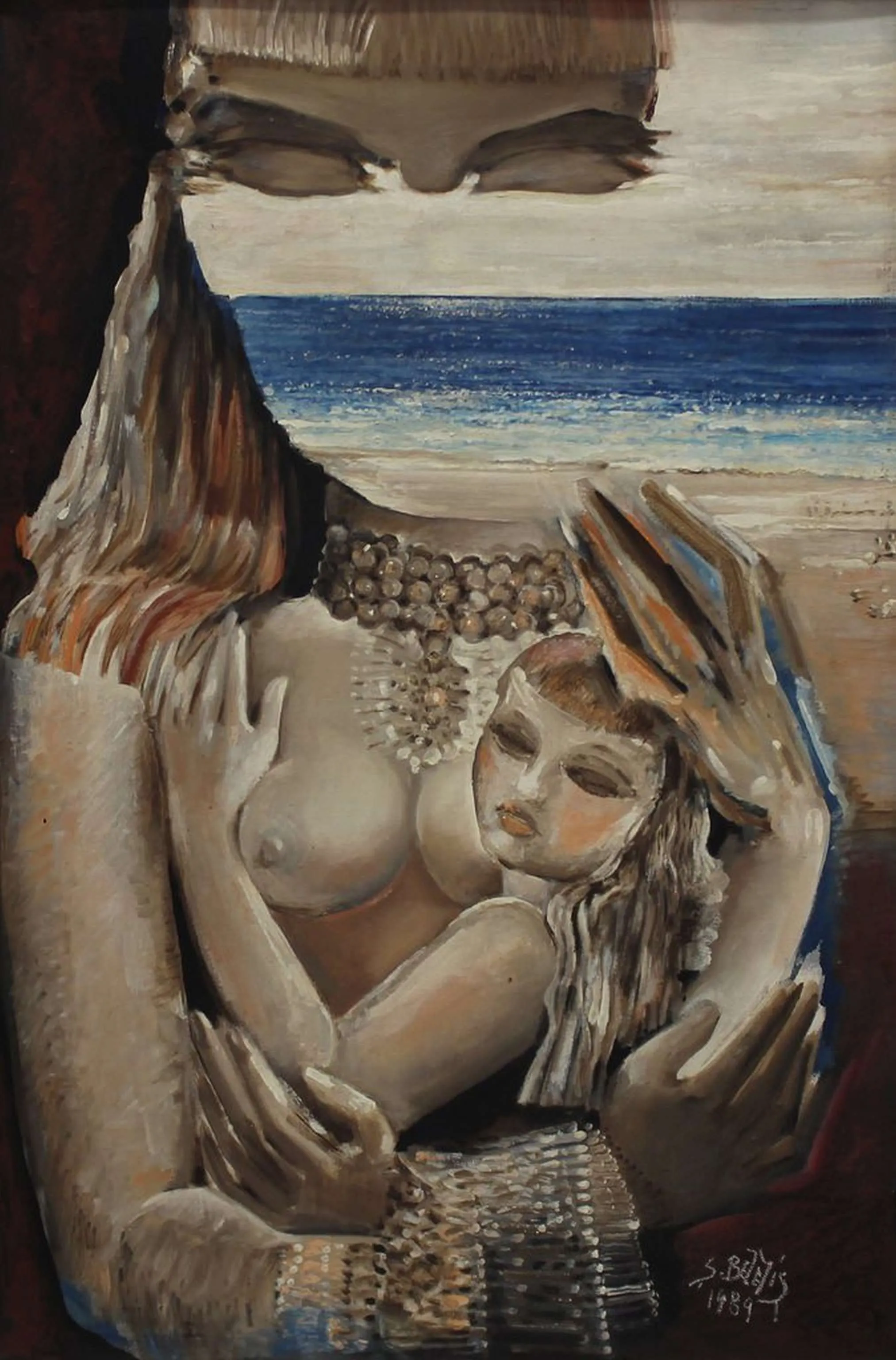 "Bekleyiş II" eseri ŞADAN BEZEYİŞ tarafından 1989 yılında 73x48 cm ölçülerinde Tuval üzeri yağlı boya tekniği ile yapılmıştır.