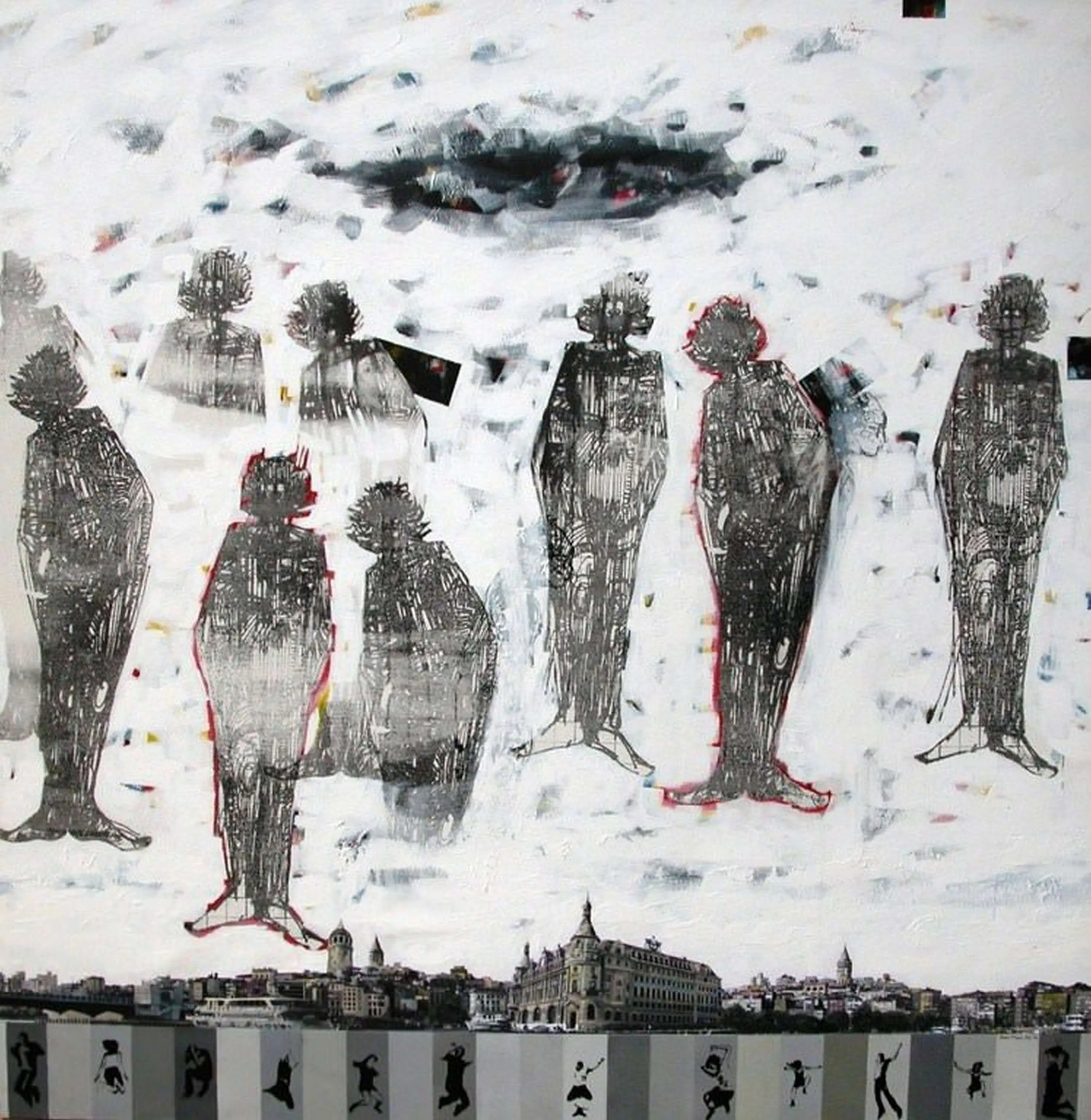 "Hades-II" eseri SEYDİ MURAT KOÇ tarafından 2010 yılında 200x200 cm ölçülerinde Tuval üzeri yağlı boya tekniği ile yapılmıştır.