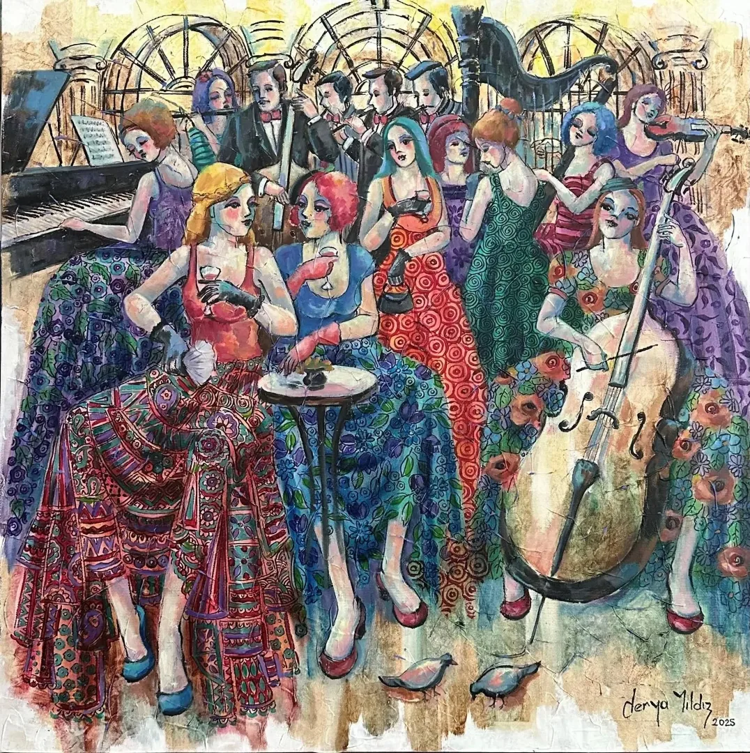 DERYA YILDIZ — “isimsiz”, 2025 "isimsiz" eseri DERYA YILDIZ tarafından 2025 yılında 60x60 cm ölçülerinde Tuval üzeri yağlı boya tekniği ile yapılmıştır.